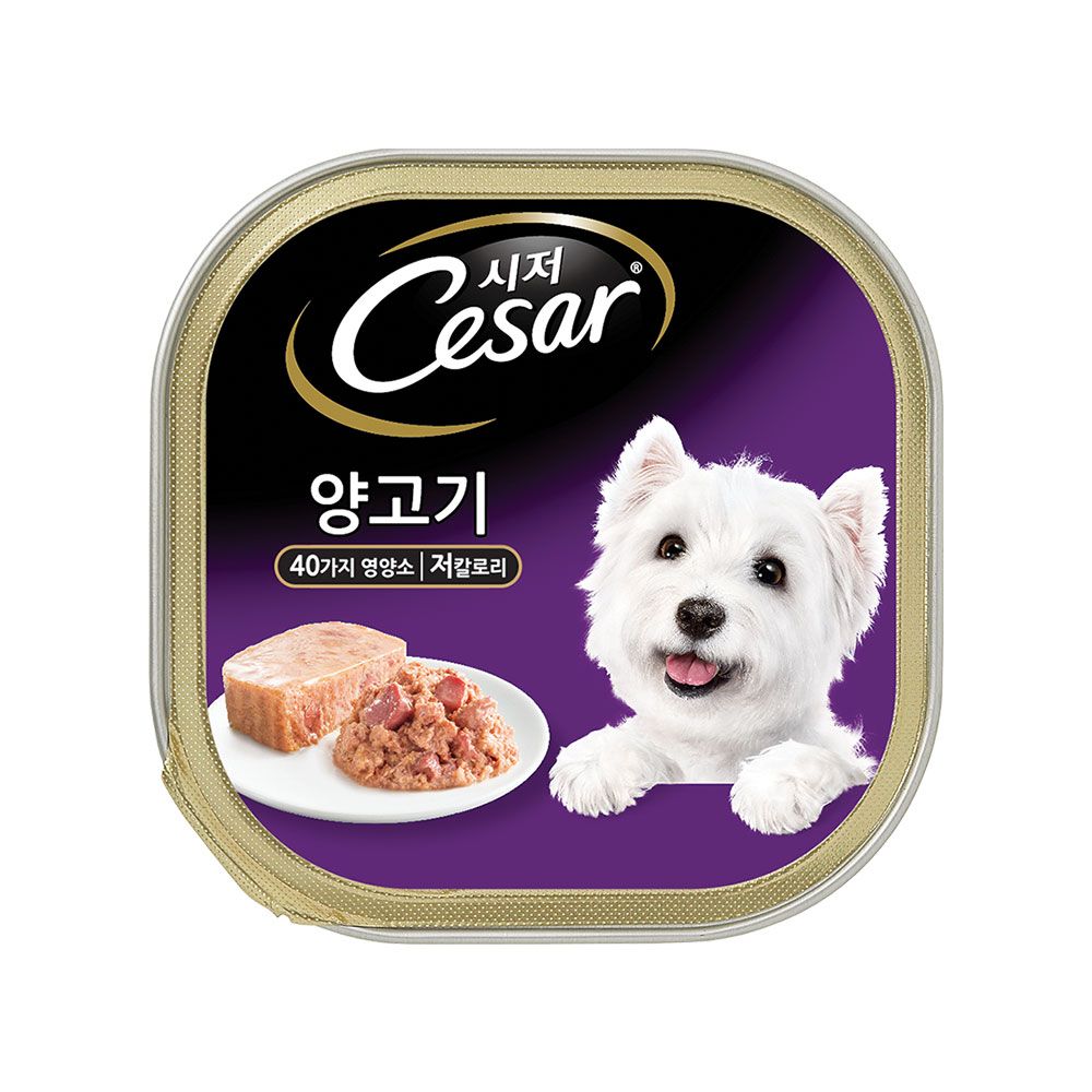 시저 독 양고기 캔 제품