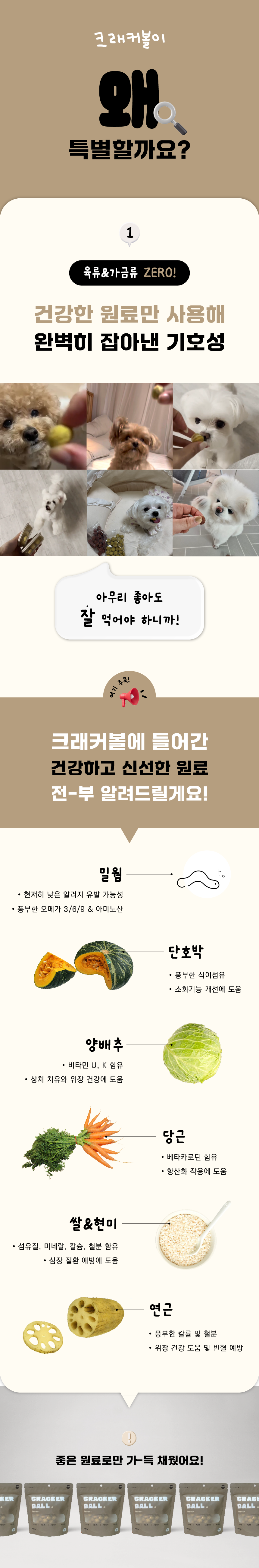 퍼프 독 크래커볼 인섹트 100g 6번째