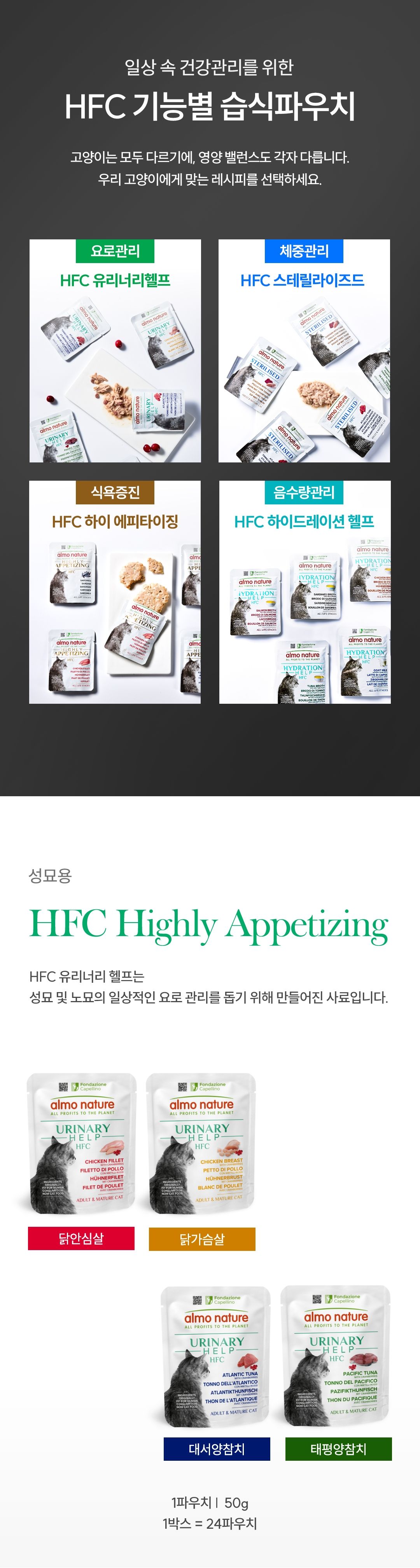 [NEW신상]알모네이쳐 캣 HFC 유리너리 헬프 대서양참치 위드 크랜베리 50g 2번째