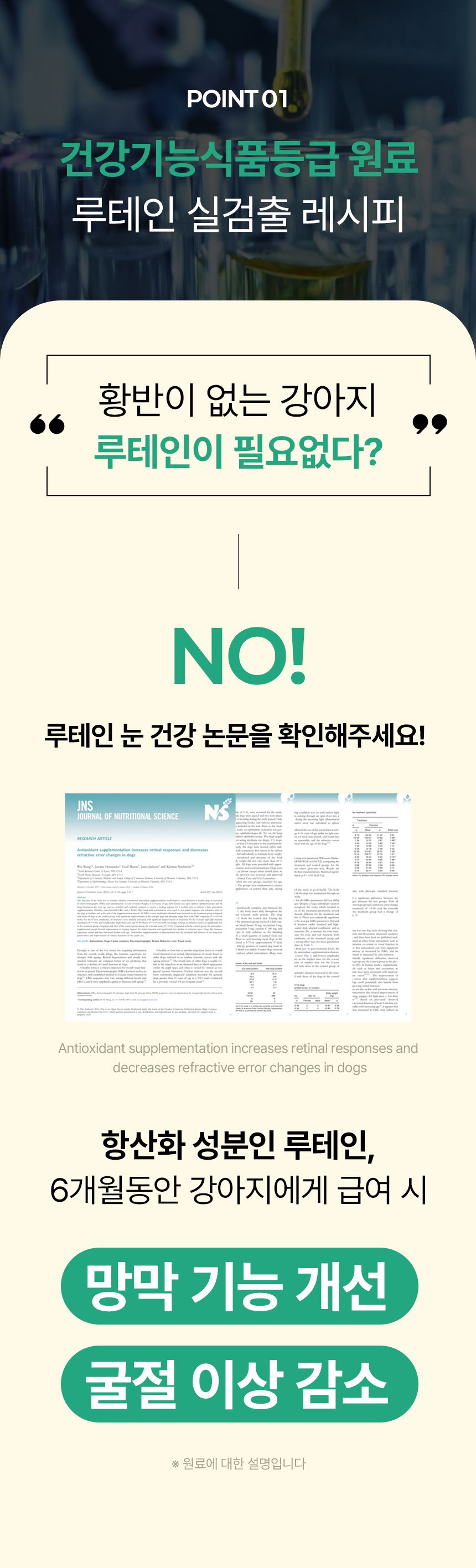 [심쿵펫페어]펫생각 독 미니 데일리케얼 리얼루테인 눈 영양제 66g  12번째