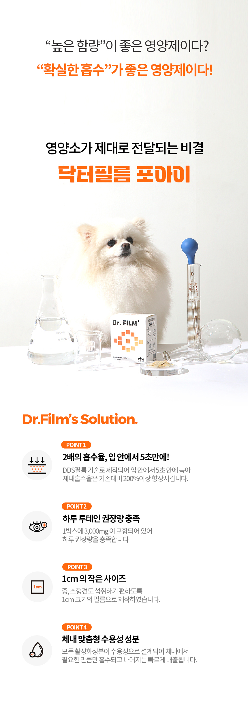 [무료배송] 닥터필름 포아이 밀크씨슬 필름 영양제 눈 눈물자국 간 보조제 30포 10번째