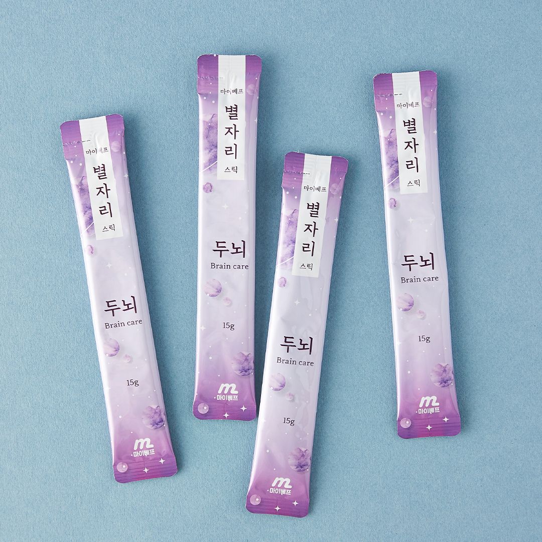 [유통기한임박, 23년8월5일] 마이베프 두뇌건강 별자리스틱 15g*4p 2번
