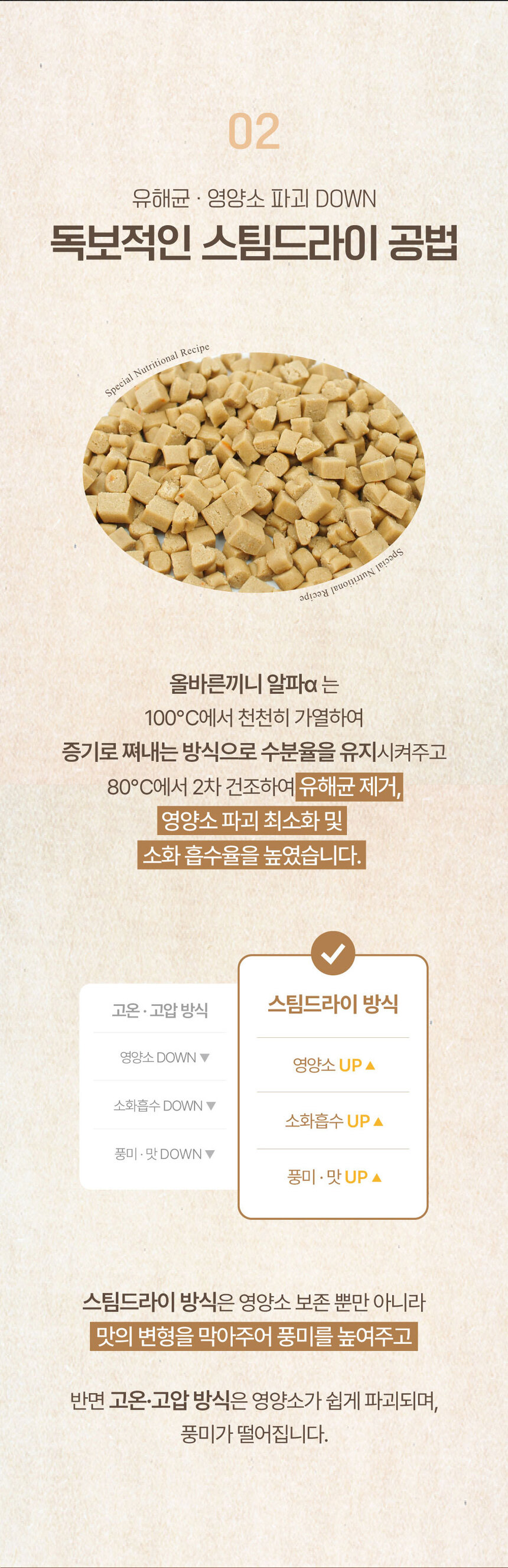 [NEW신상][무료배송] 올바른끼니 알파 2종 샘플 맛보기 100g 11번째