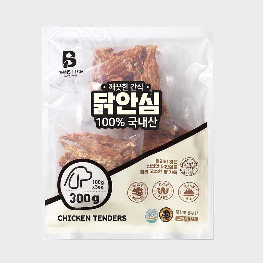 무료배송] 빈즈라이크 독 닭안심 300G - 펫프렌즈