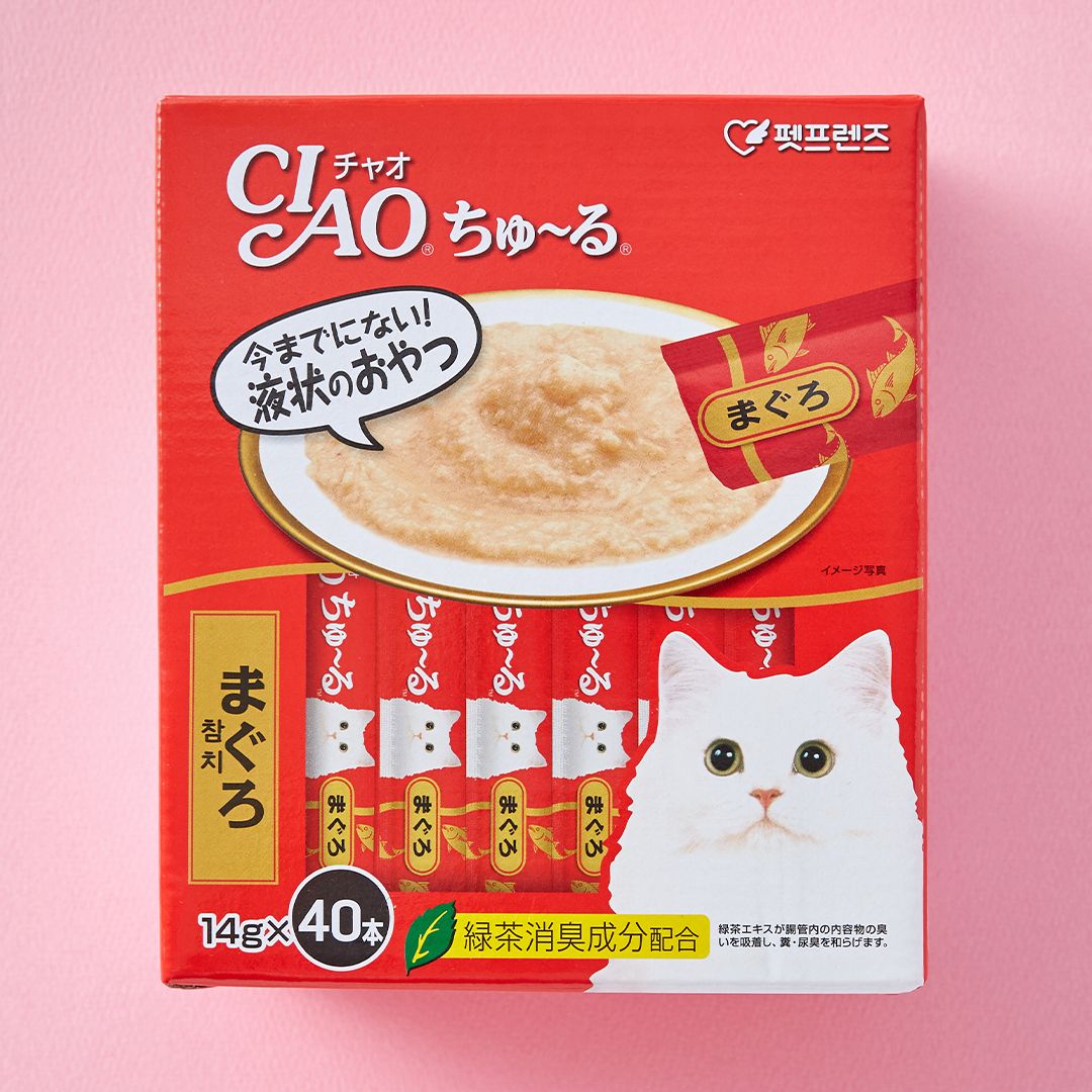 [ONLY펫프] 이나바 캣 챠오 츄르 참치 14g*40p  1번