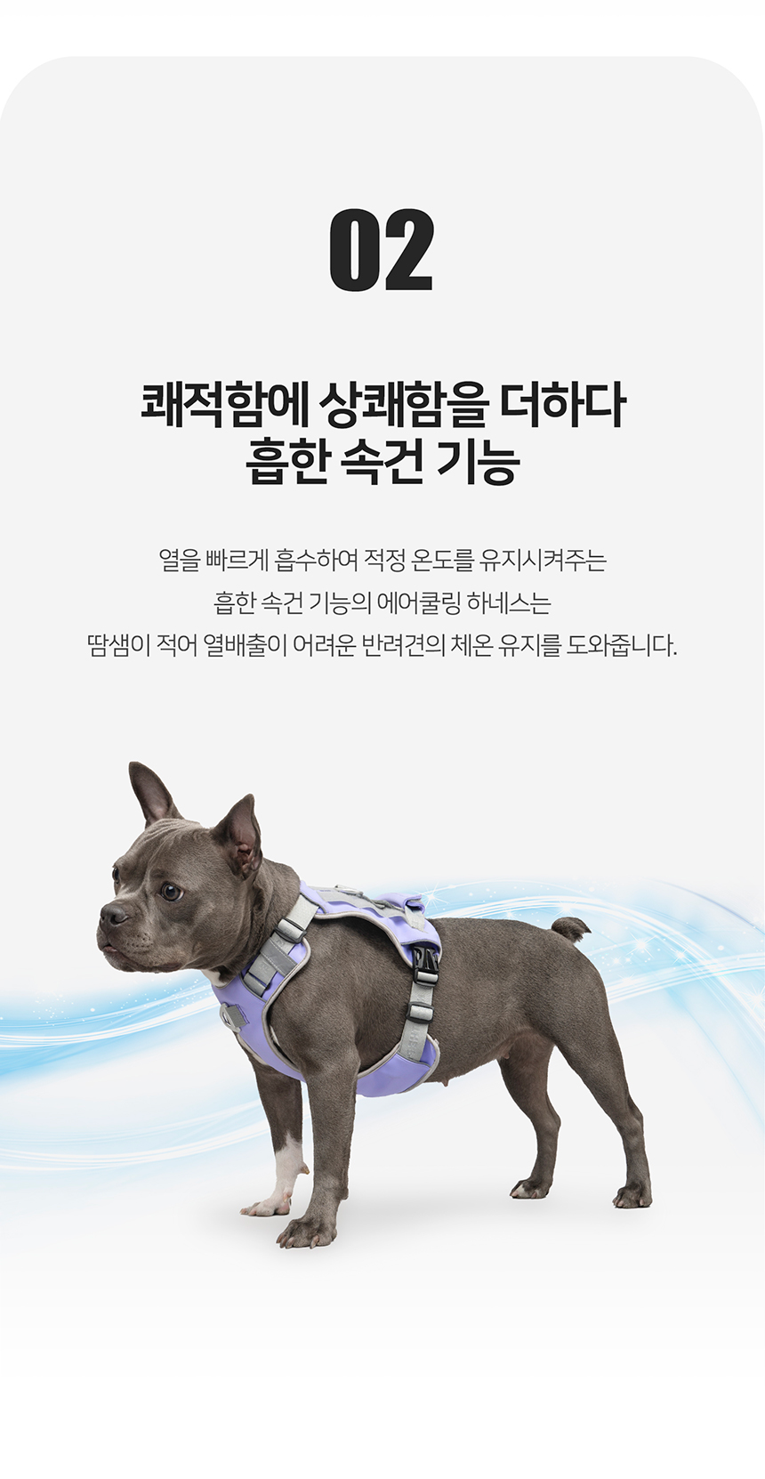 [무료배송] 니즈더펫 인터라켄 에어 쿨링 하네스 XXS-L 11번째