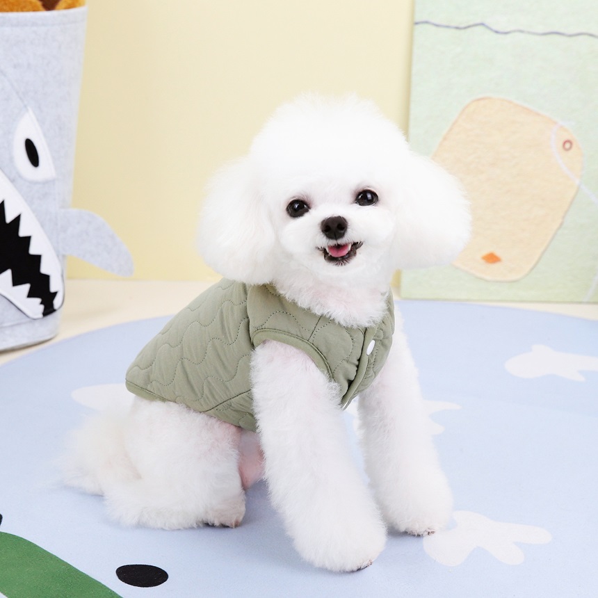 [무료배송] 모야펫 써니데이 누빔조끼 S-2XL 11번째