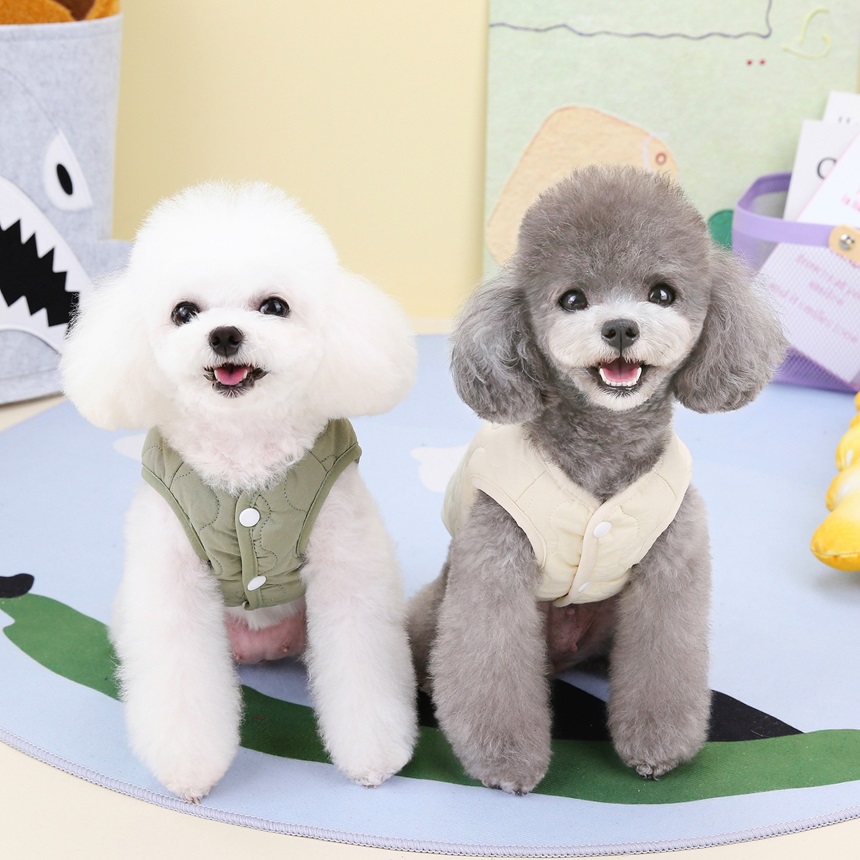 [무료배송] 모야펫 써니데이 누빔조끼 S-2XL 8번째
