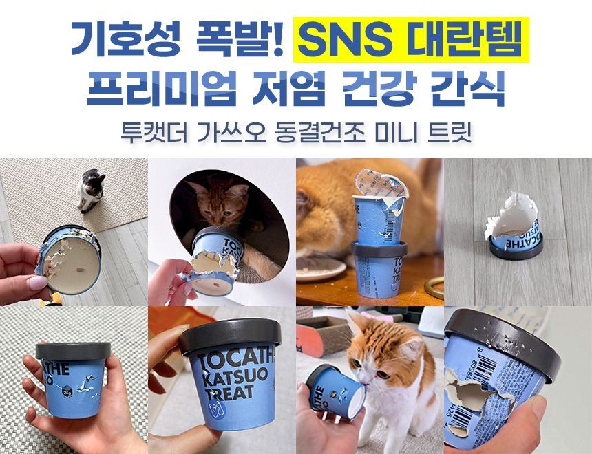 내꼬냥 투캣더 동결건조 가쓰오 미니 트릿 25g 4번째