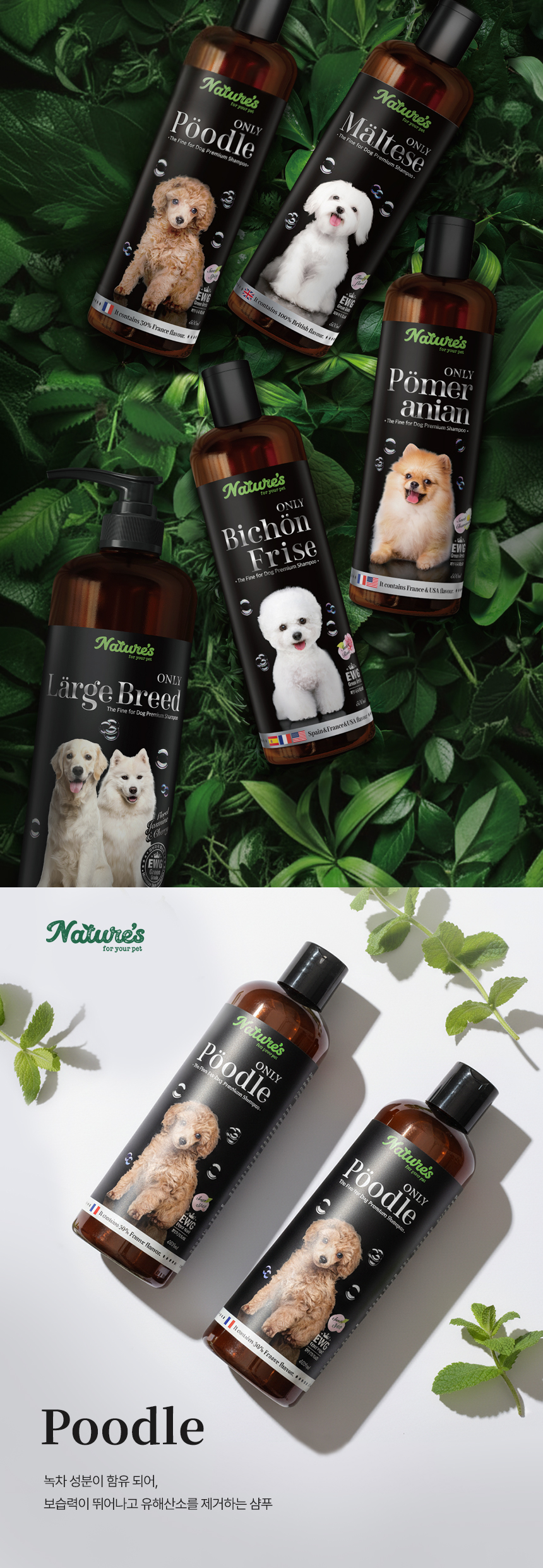 [NEW신상][무료배송] 네이처스 푸들 샴푸 500ml 6번째