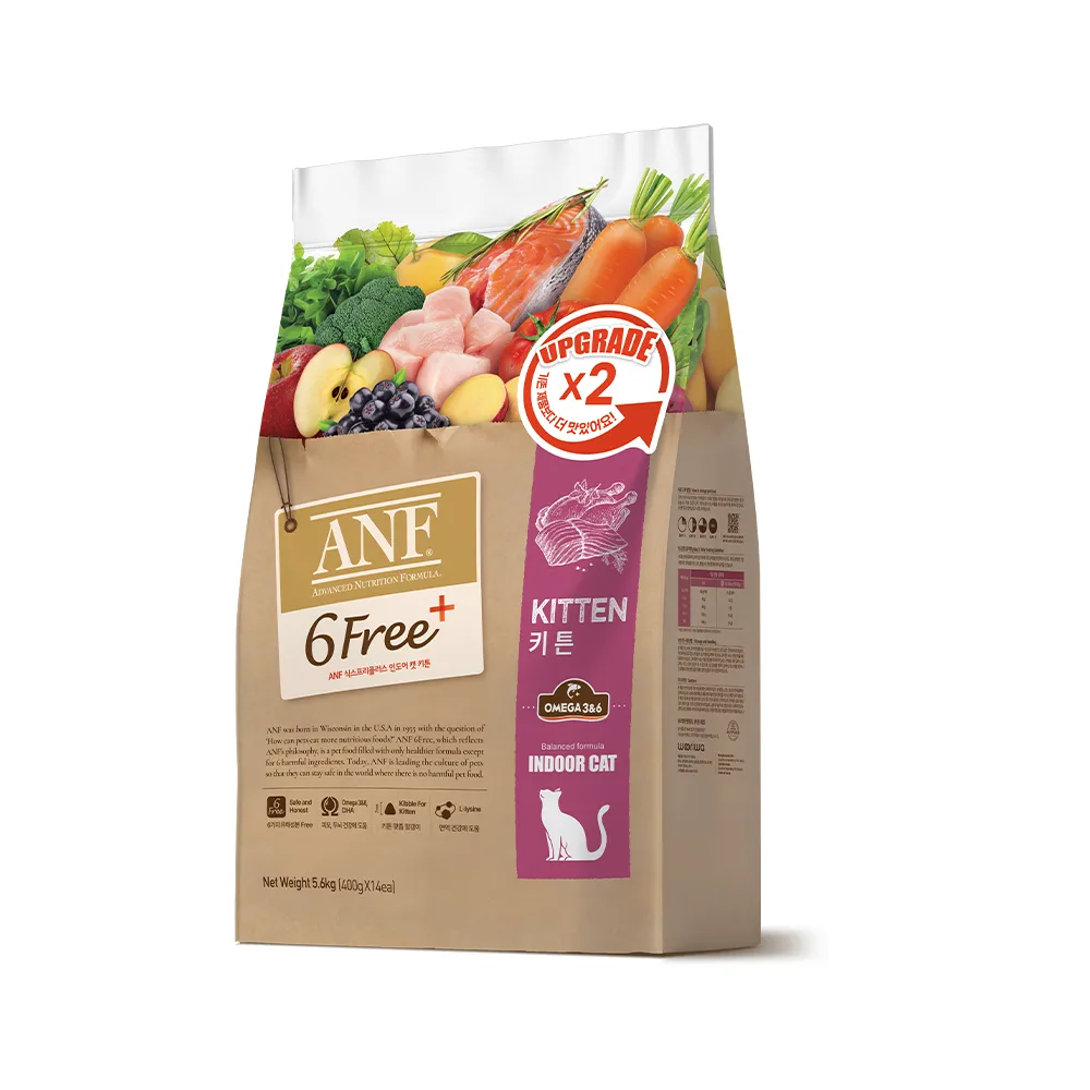 ANF 캣 6 Free 플러스 인도어 키튼 5.6kg