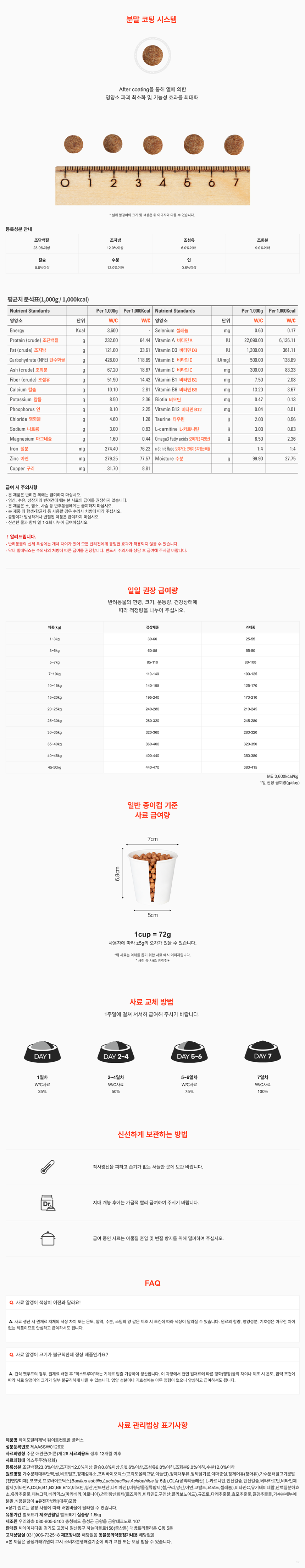 [무료배송] 닥터힐메딕스 캣 웨이트 컨트롤 체중 조절 W/C 1.5kg 1번째