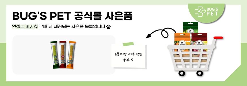 [NEW신상][무료배송] 벅스펫 인섹트 베지츄 당근&단호박 10개입 2번째