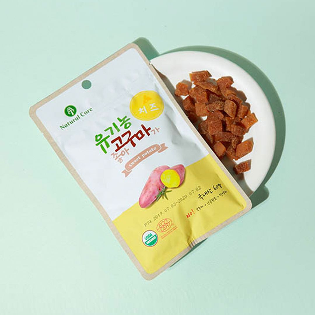 네츄럴코어 독 유기농 고구마가 좋아 치즈 60g 0번