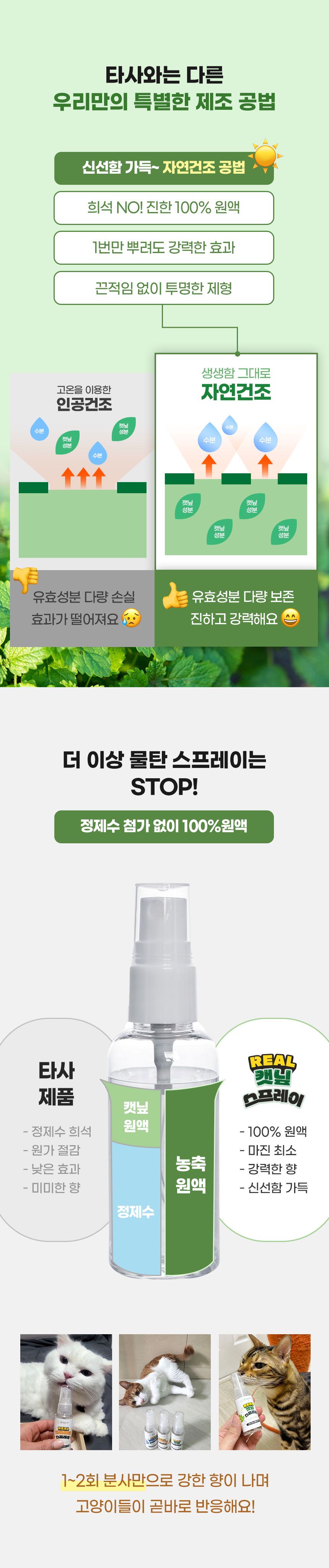 [무료배송] 멍냥이랑 리얼 캣닢 마따따비 스프레이 30ml 4번째