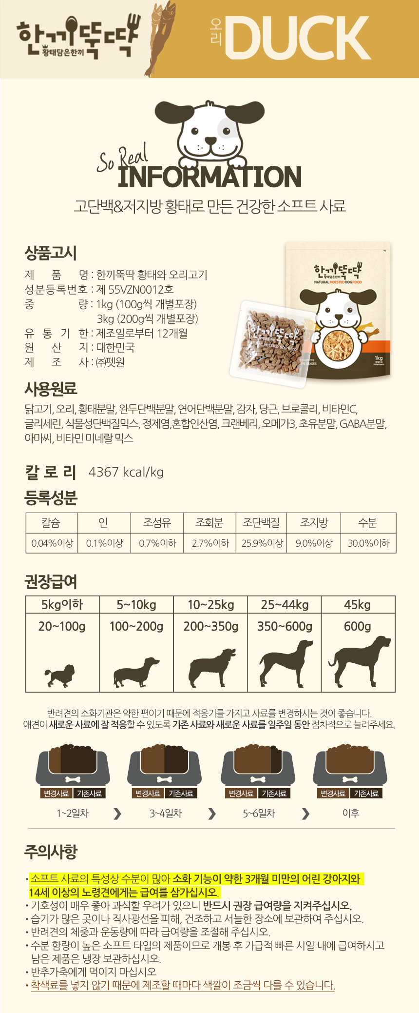 [무료배송] 펫토리아 한끼뚝딱 독 황태&양고기 1kg 29번째