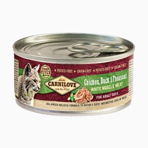 카니러브 캣 닭고기&오리&꿩고기 캔 100g