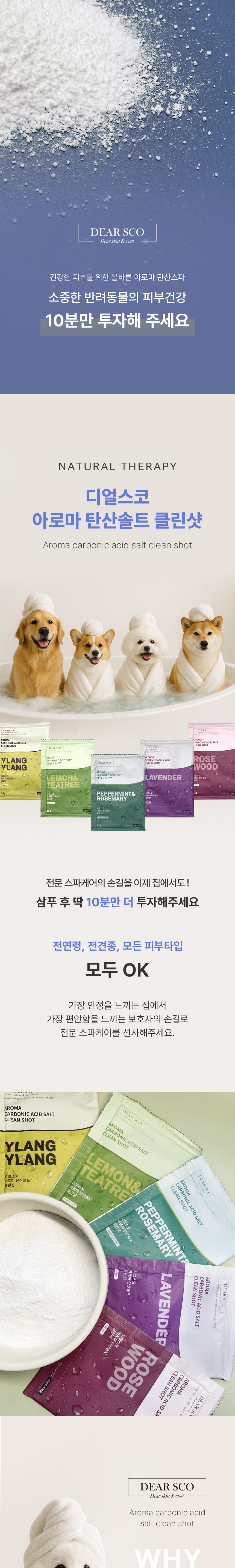 [무료배송] [5개] 디얼스코 아로마 탄산솔트 클린샷 페퍼민트&로즈마리 15g 1번째