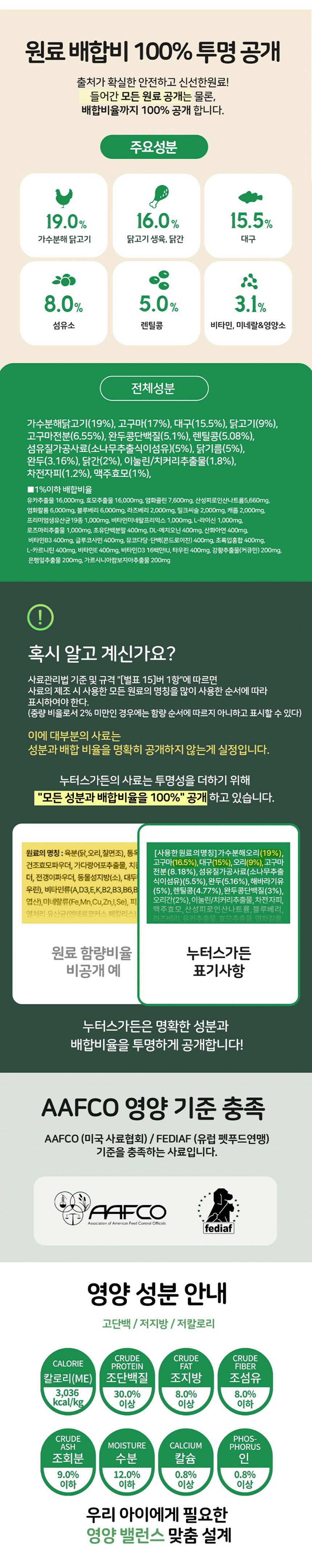 [체험단] [무료배송] [샘플] 누터스가든 독 치킨앤대구 50g 2번째