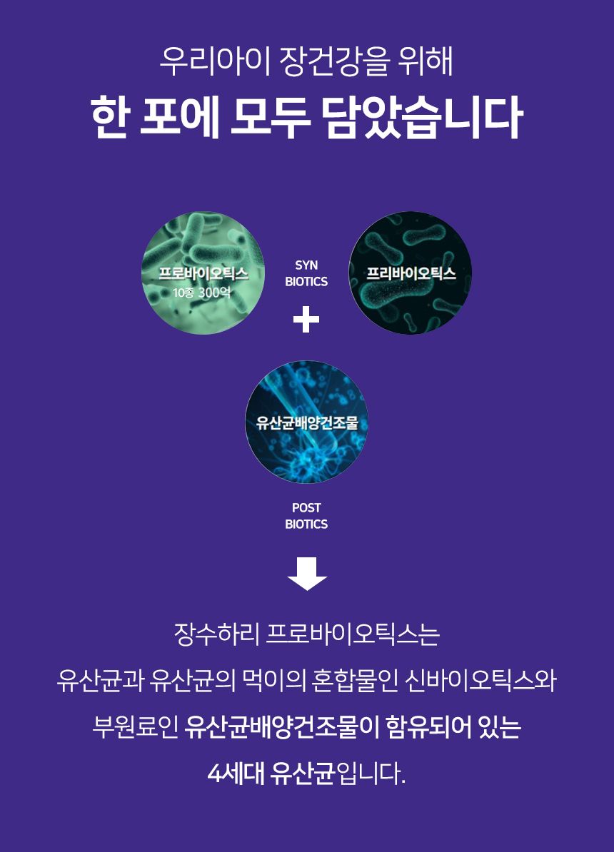 [무료배송] 하리 장수하리 프로바이오틱스 제로 2g*30p 17번째