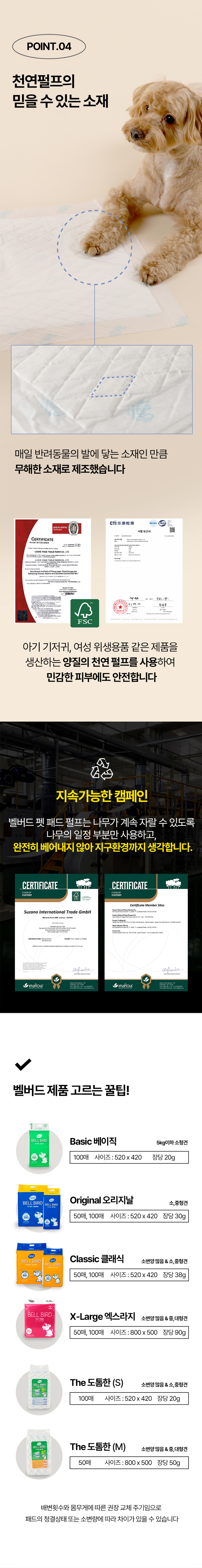 [NEW신상][무료배송] [6개] 벨버드 오리지날 레몬향 배변패드 소형 50매 27번째