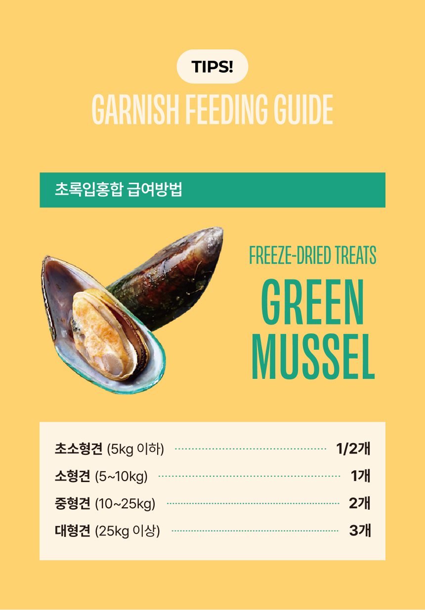 [무료배송] 트러스티푸드 동결건조 사료 비프패티+초록입홍합50g 세트 10번째