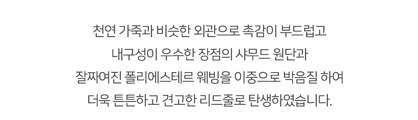 [무료배송] 니즈더펫 인터라켄 D120 더블 리드줄 20번째