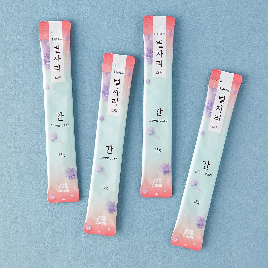 [유통기한임박, 23년6월28일] 마이베프 간건강 별자리스틱 15g*4p 2번
