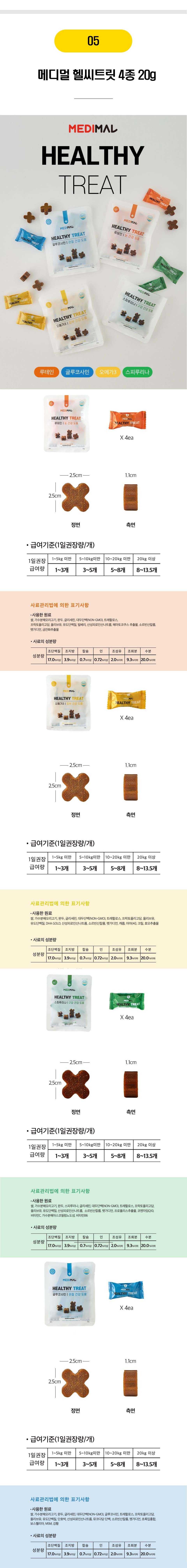  메디멀 헬씨트릿 4종 [모음] 3번째