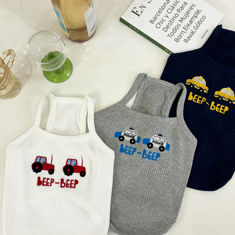 [무료배송] 해피댕댕 자동차나시 S - 2XL 1번째