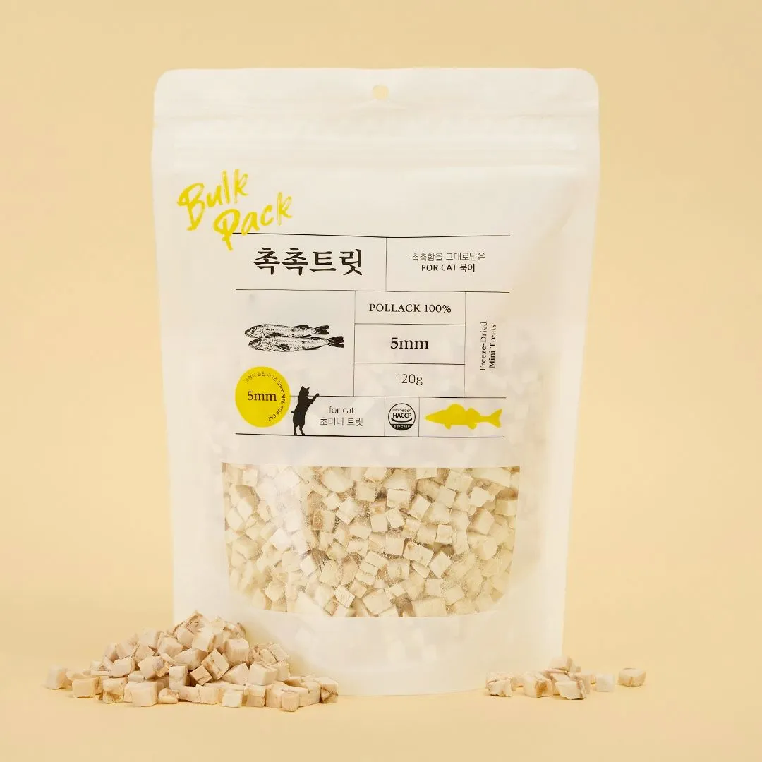 [대용량] 촉촉트릿 for cat 초미니트릿 북어 120g