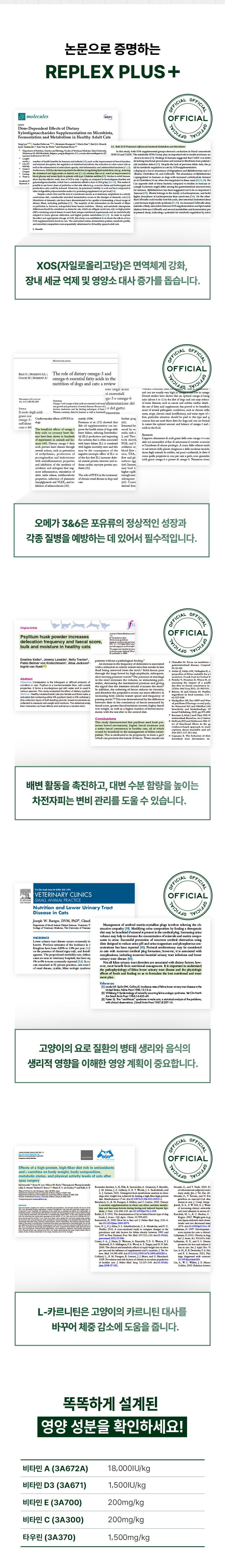 [NEW신상][무료배송] 리플렉스 플러스 캣 유리너리 어덜트 치킨 3kg 8번째