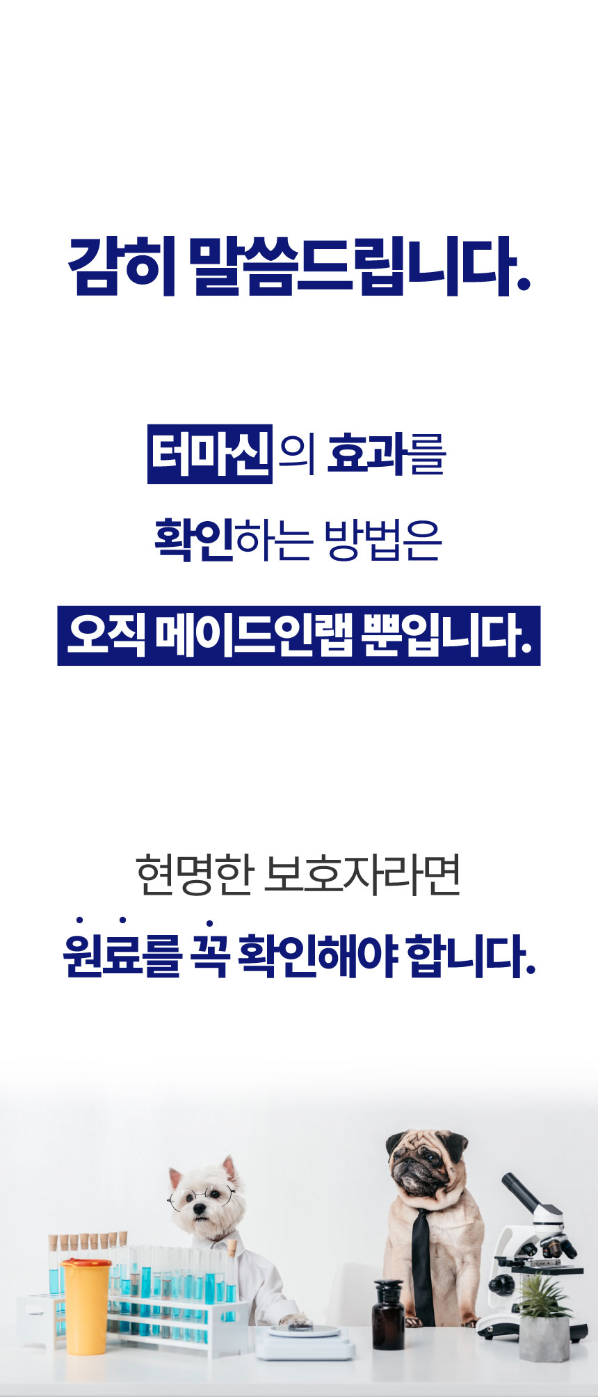 [NEW신상][무료배송] 메이드인랩 달리 강아지 관절영양제 터마신 100정 5번째