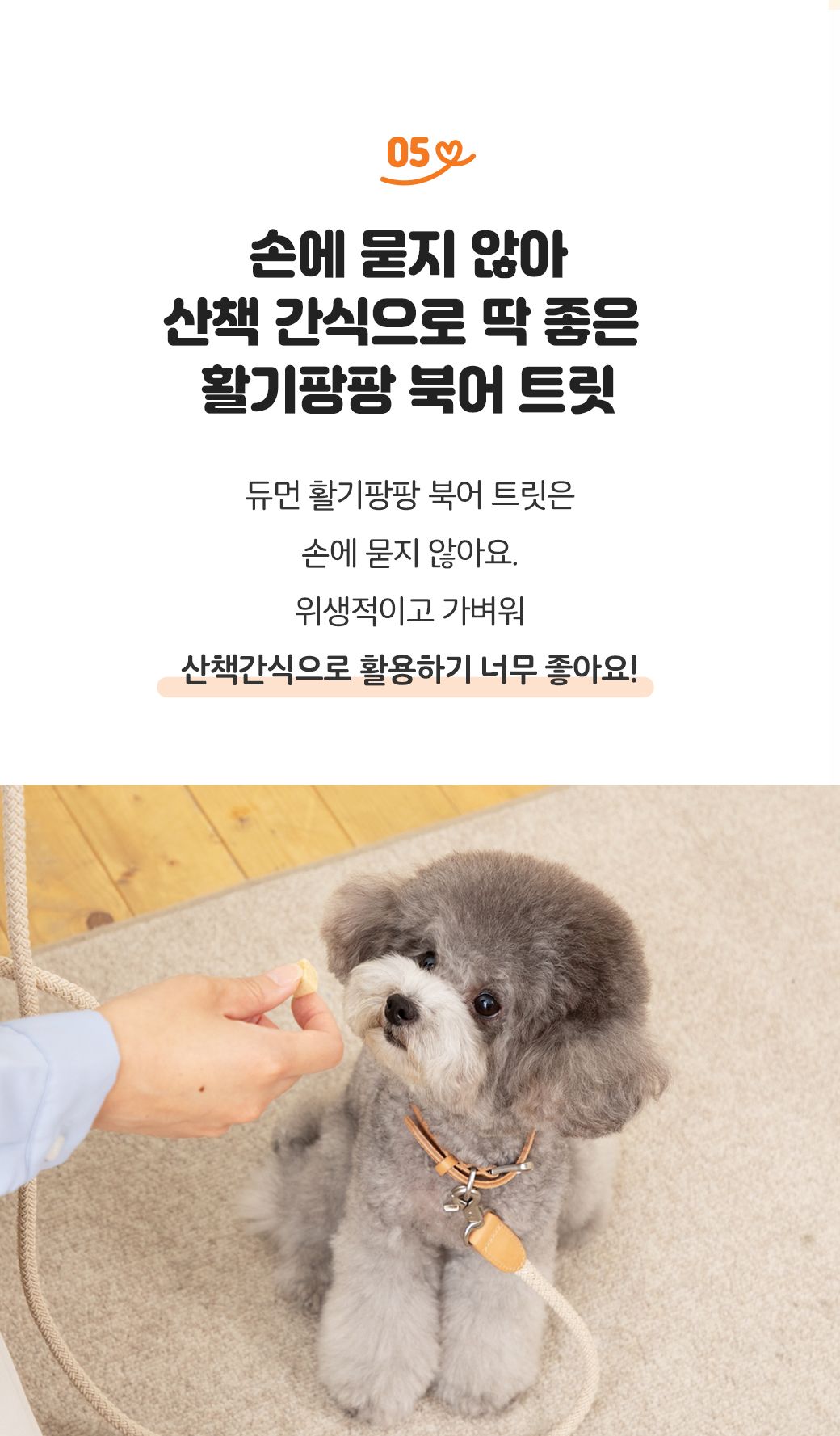 [무료배송][3개] 듀먼 독 활기팡팡 북어 트릿 40g 10번째