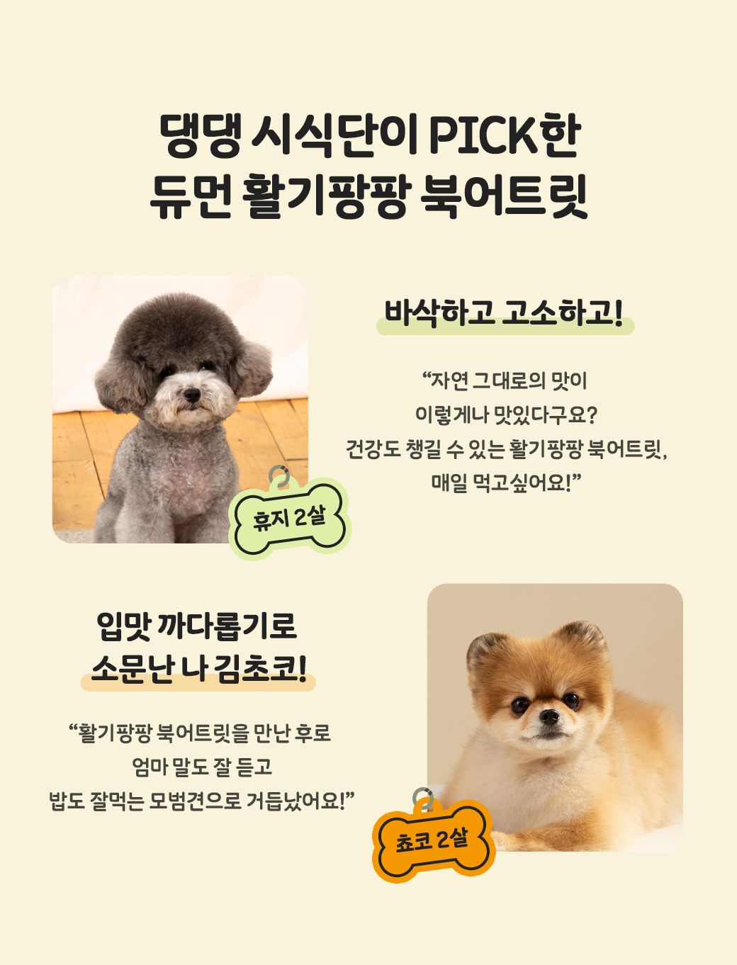 [무료배송][3개] 듀먼 독 활기팡팡 북어 트릿 40g 5번째