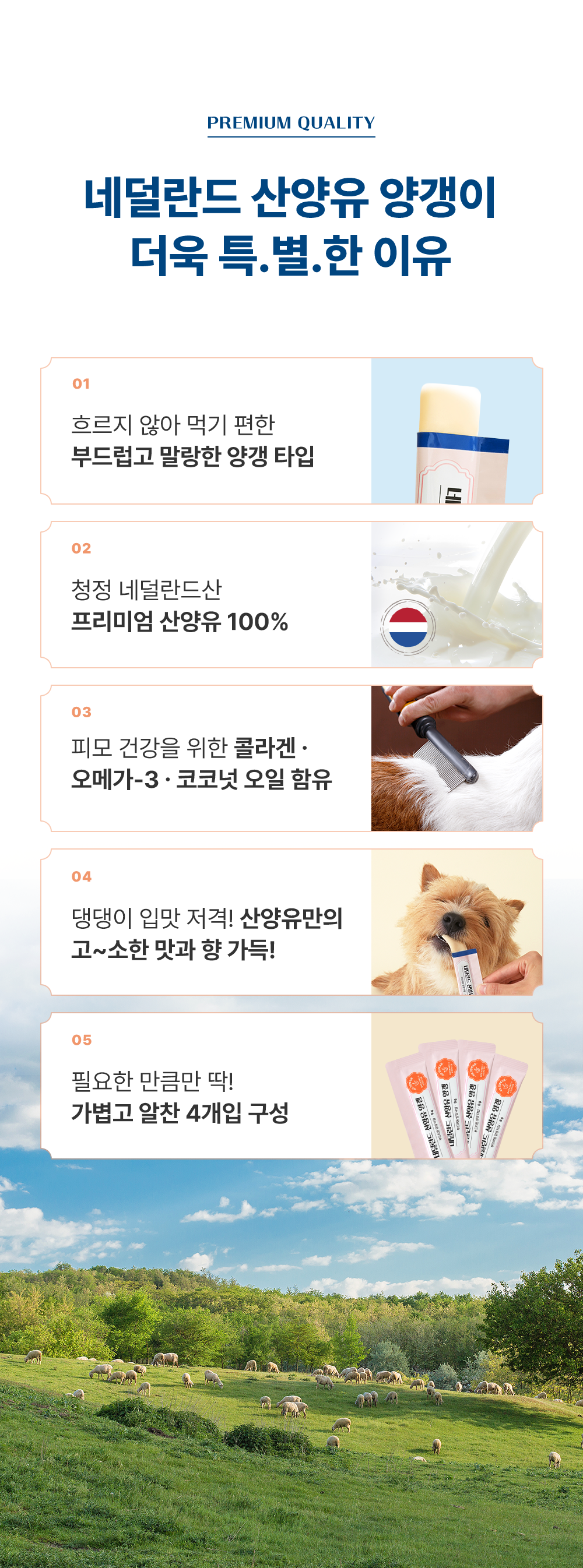 [NEW신상]조공 네덜란드 산양유 양갱 피모 8g*4p 4번째