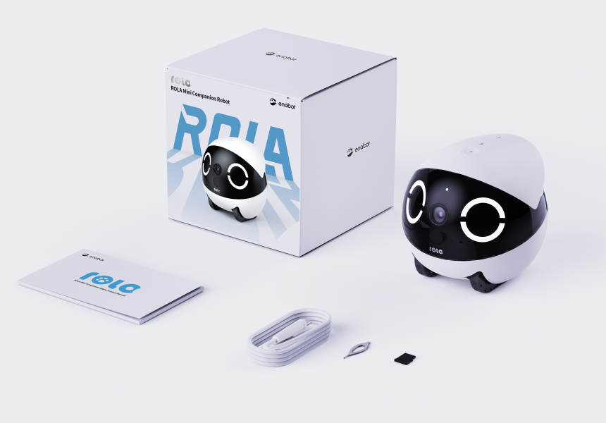 [NEW신상][무료배송] 에나봇 롤라 미니 자동 이동식 홈카메라 CCTV 17번째