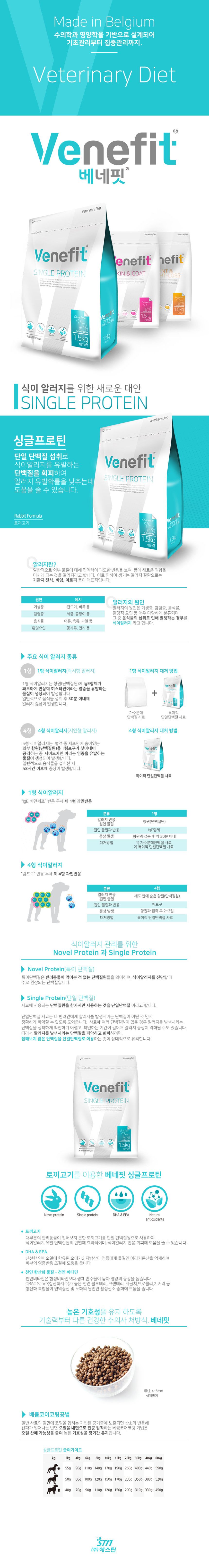 [무료배송] 베네핏 독 싱글프로틴 1.5kg 2번째