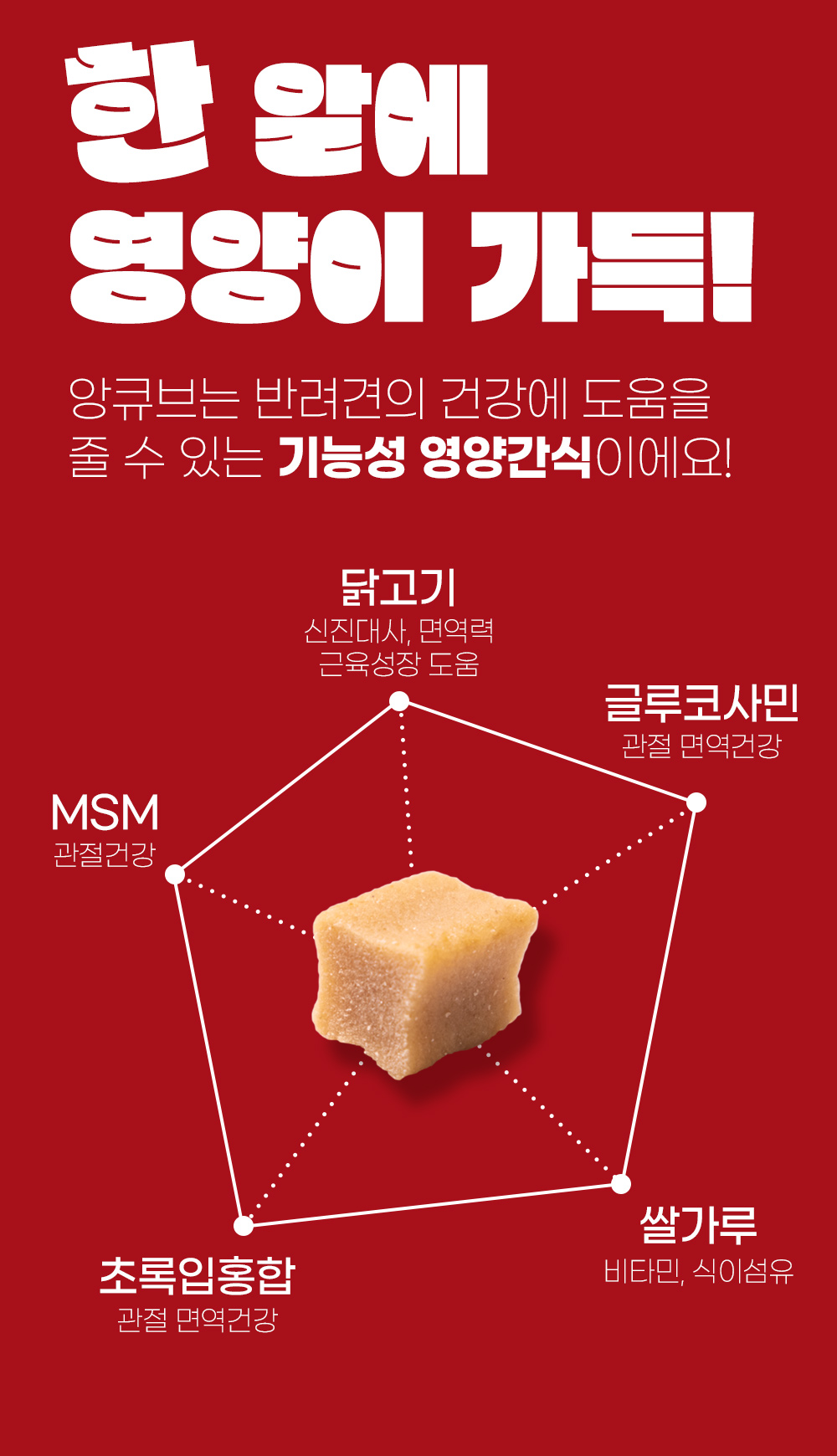[무료배송] 온날 앙큐브 치킨져키 200g 6번째