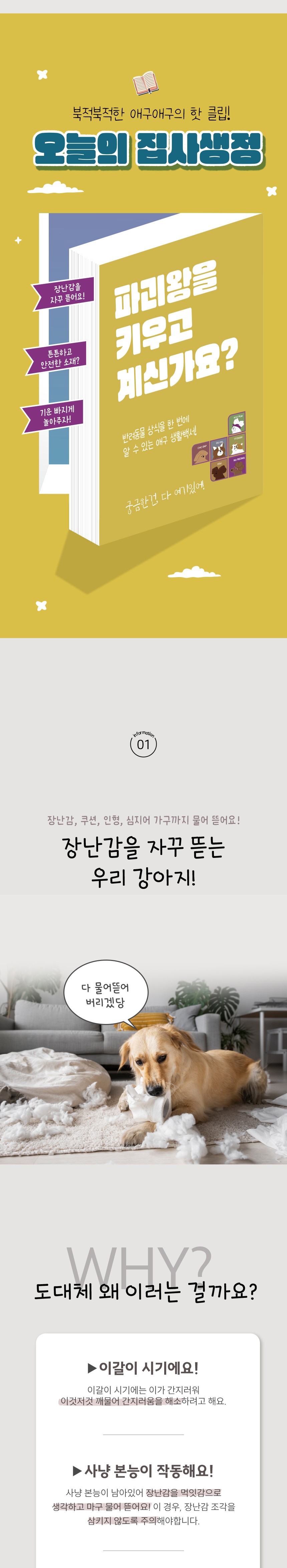 [무료배송] 애구애구 독 팝콘볼 공 장난감 3번째