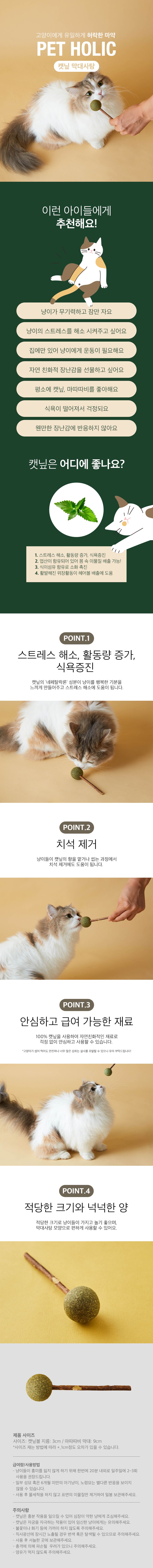 펫홀릭 캣닢 막대사탕 2번째