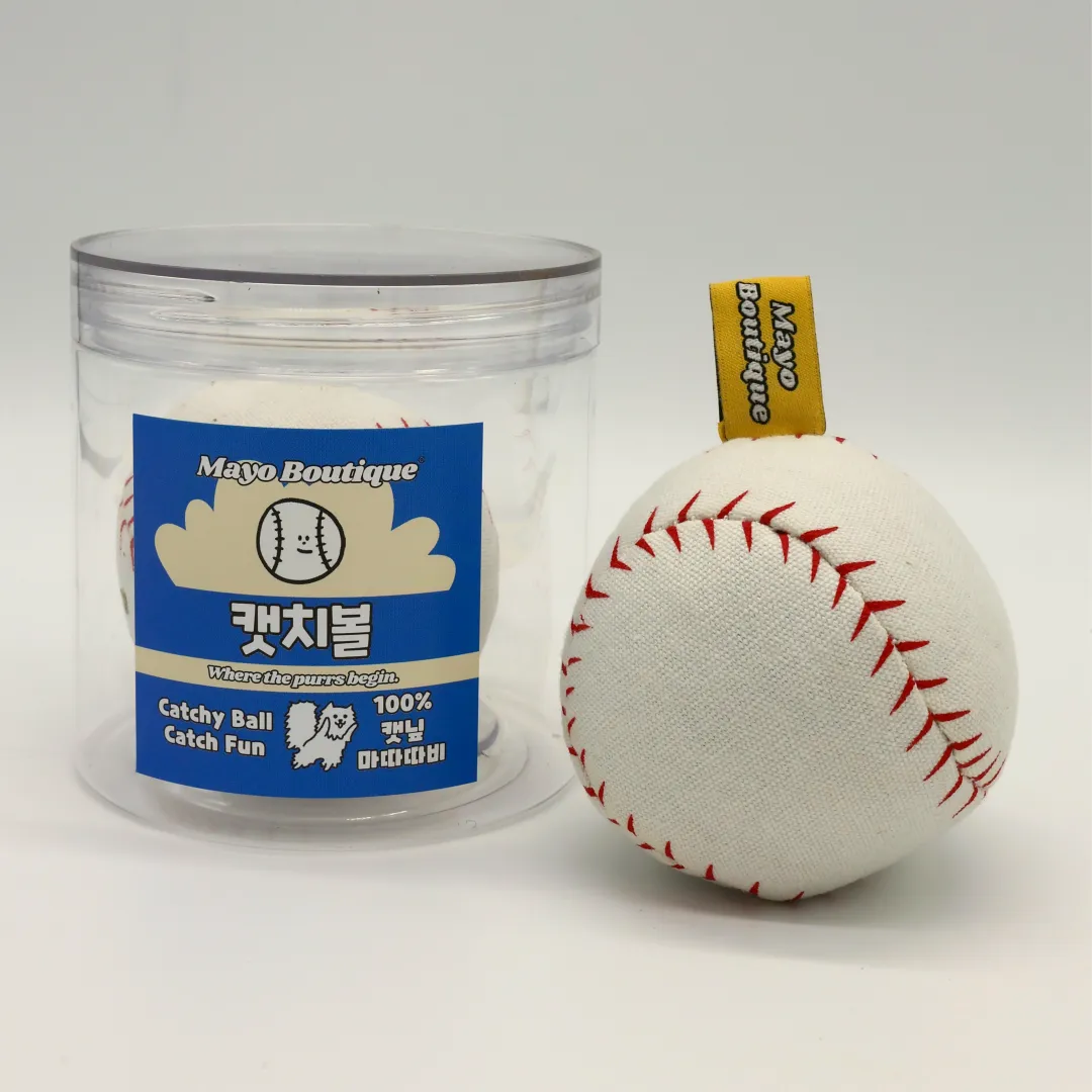 [무료배송] 마요부티크 캣치볼 캣닢 마따따비 야구공 장난감