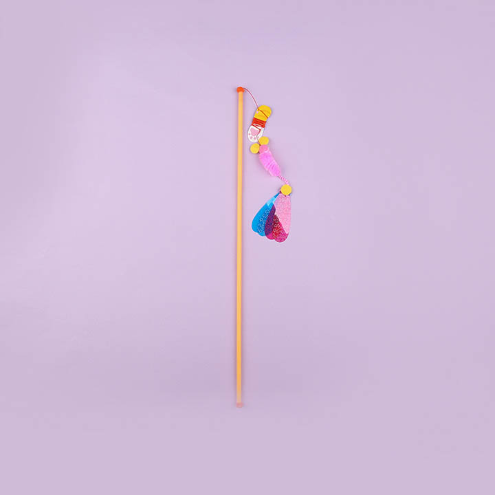 펫츠루트 카샤카샤 붕붕 쥐 낚시대 2번