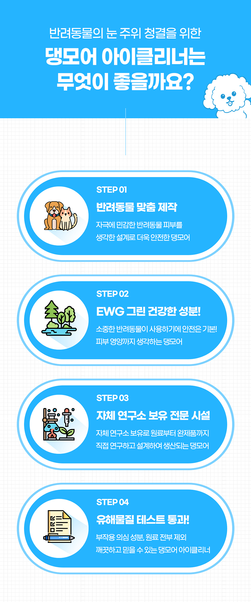 [무료배송] 댕모어 아이클리너 120ml  5번째