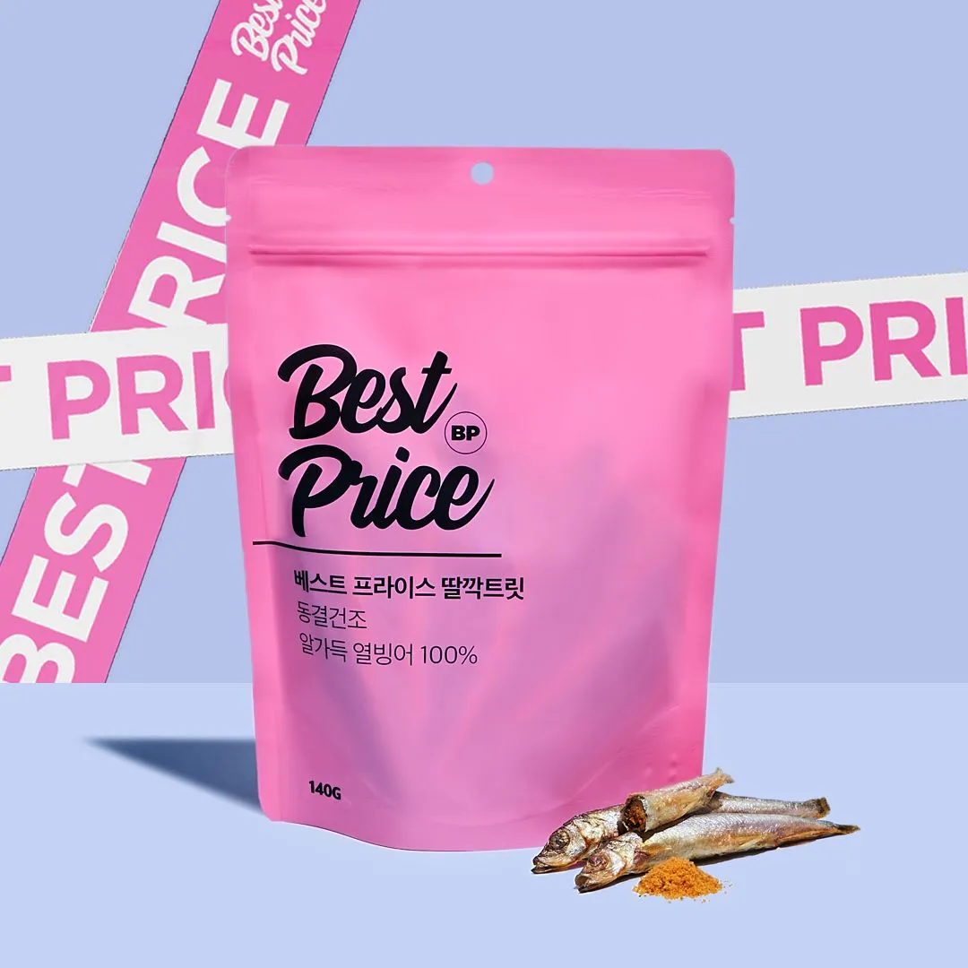 베스트 프라이스 딸깍트릿 알가득 열빙어 140g
