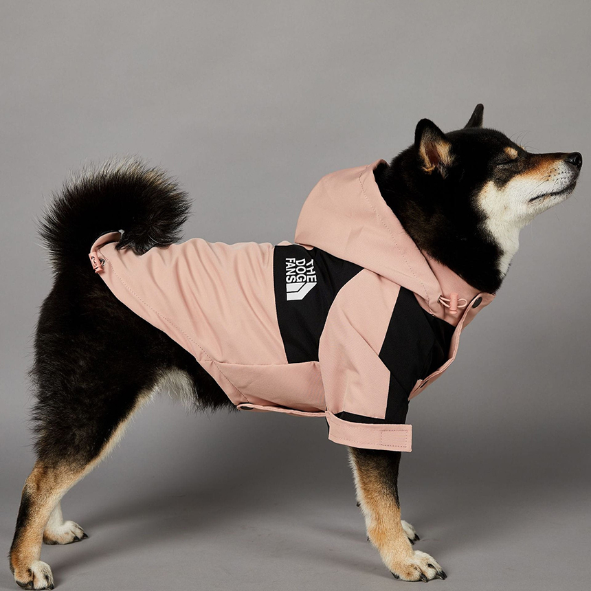 [무료배송] 모야펫 더도그팬즈 바람막이 카모 핑크 S~5XL 10번째