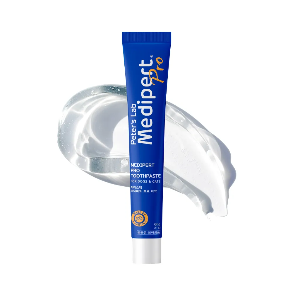 [무료배송] 피터스랩 메디퍼트 프로 6중 효소 프로폴리스 강아지 고양이 치약 60g