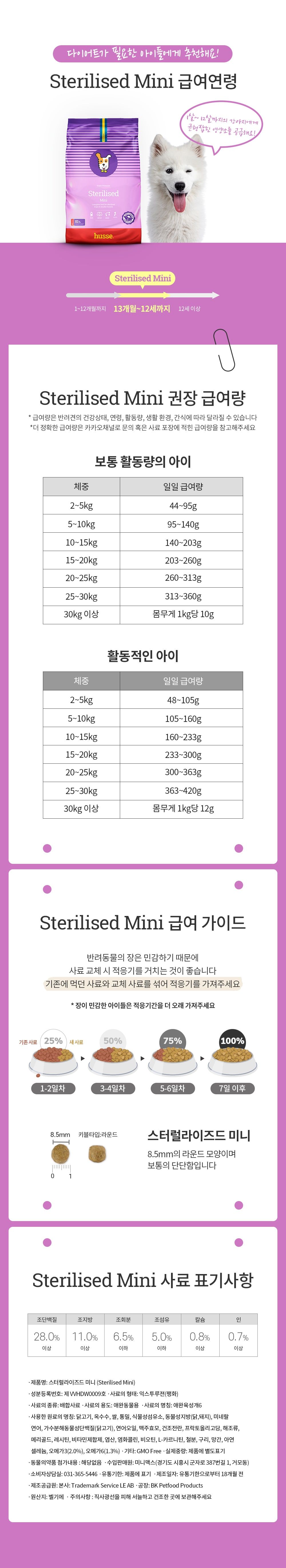 후새 독 스테럴라이즈드 미니 다이어트 15kg 9번째