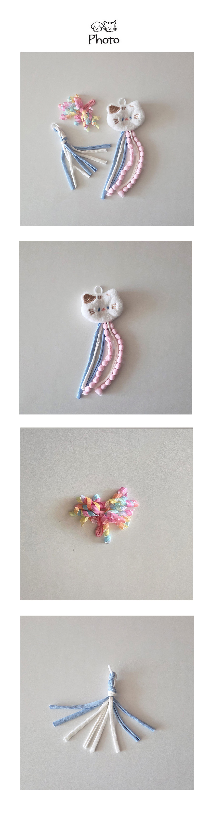 [NEW신상][무료배송] 개달당 흔들냥이 고양이 낚시대 장난감 리필 3종 세트 4번째 상세 이미지