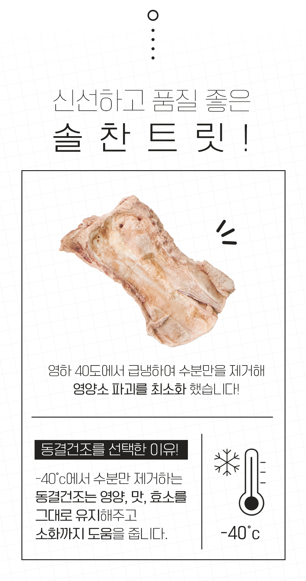 [무료배송] 온날 독 솔찬트릿 오리연골 70g 6번째